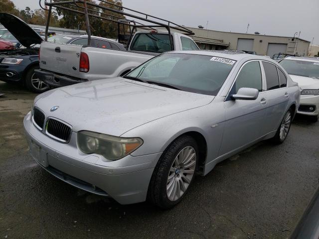 BMW 7 Series salvage cars for sale: 2002 BMW 745 I