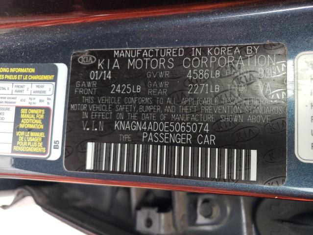KNAGN4AD0E5065074 KIA OPTIMA HYBRID