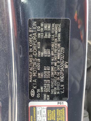 KNDJP3A50G7327219 KIA SOUL +