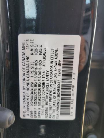 2016 HONDA CR-V LX 2HKRM3H36GH510412
