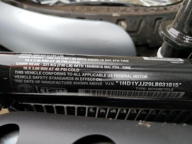 2020 HARLEY-DAVIDSON FXBB 1HD1YJJ29LB031015