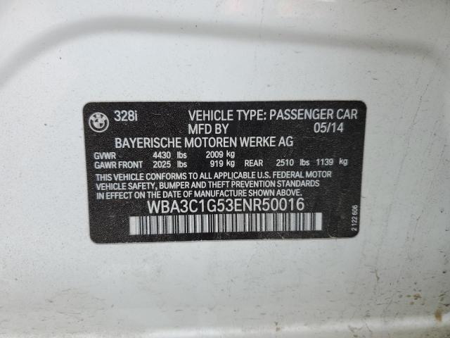 WBA3C1G53ENR50016 BMW 328 I Sulev
