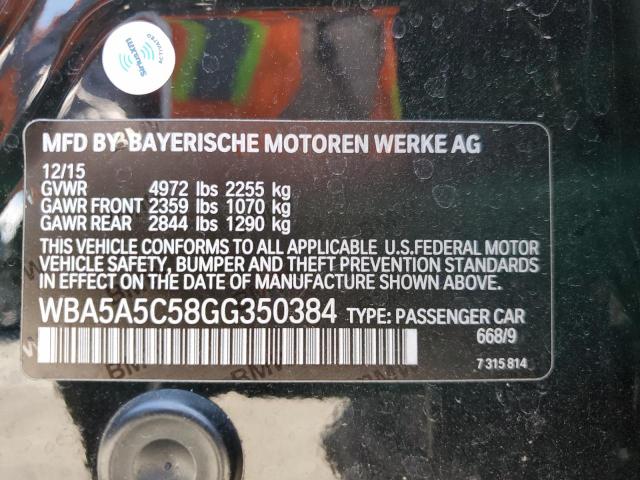 WBA5A5C58GG350384 BMW 528 I
