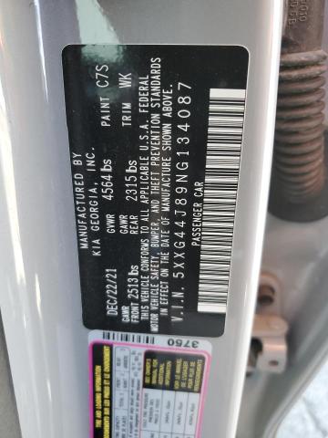 5XXG44J89NG134087 KIA K5 Gt