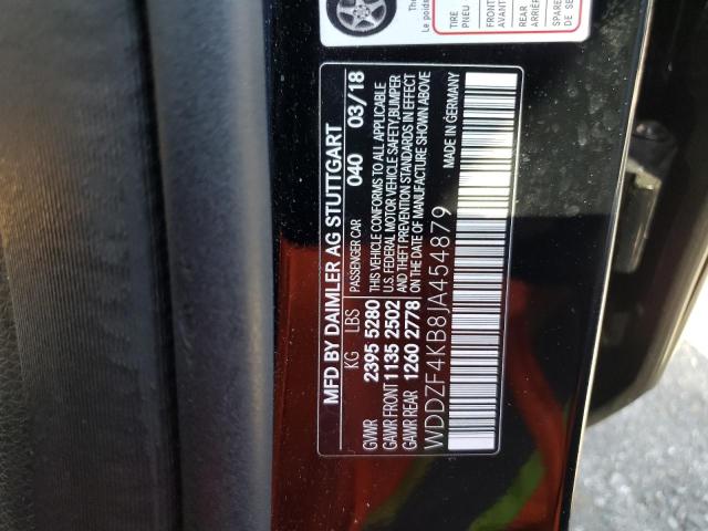WDDZF4KB8JA454879 Mercedes-Benz E 300 4matic