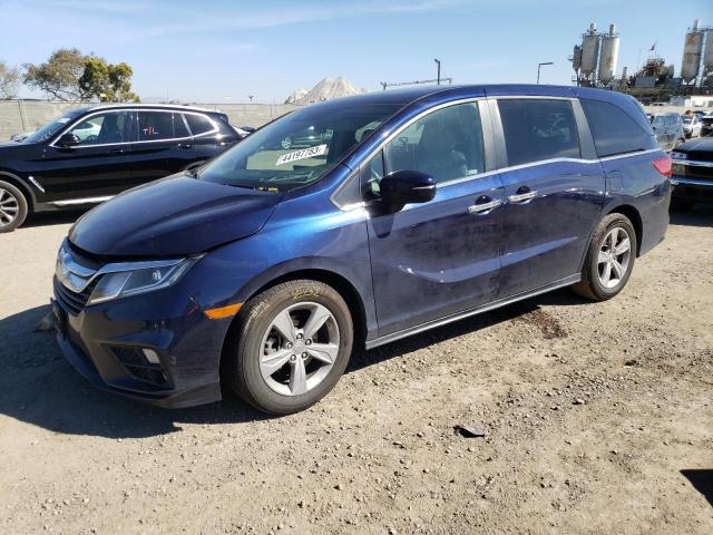 Salvage cars for sale from Copart San Diego, CA: 2019 Honda Odyssey EXL