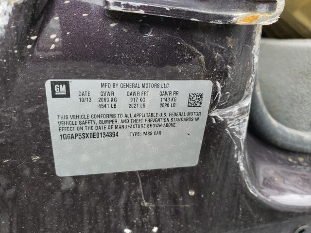 1G6AP5SX0E0134394 Cadillac CTS