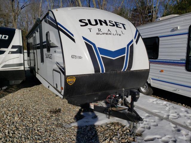 Salvage cars for sale from Copart Warren, MA: 2021 Sunnybrook Superlight