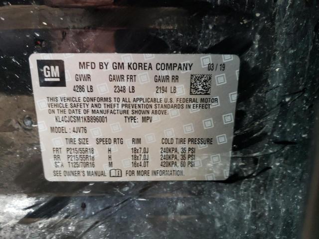 2019 BUICK ENCORE ESS - KL4CJCSM1KB896001