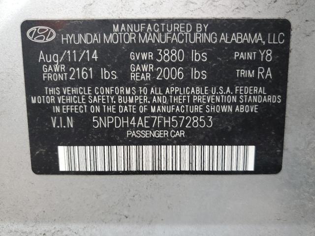 2015 HYUNDAI ELANTRA SE - 5NPDH4AE7FH572853
