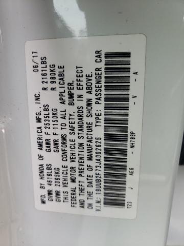 2018 ACURA TLX ADVANC 19UUB2F73JA002625