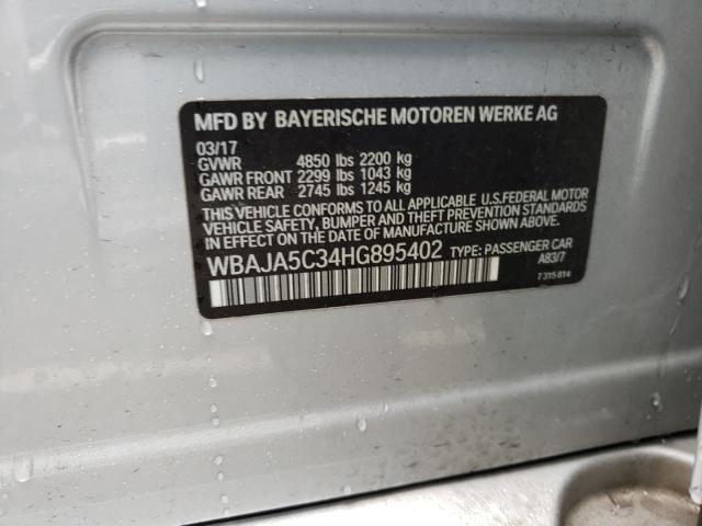 WBAJA5C34HG895402 BMW 530 I
