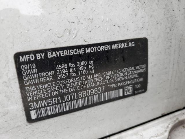 3MW5R1J07L8B09837 BMW 330I