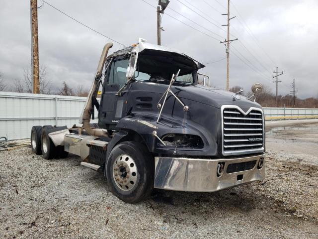 Salvage trucks for sale at Dyer, IN auction: 2013 Mack 600 CXU600