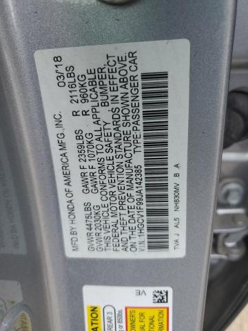 2018 HONDA ACCORD TOU - 1HGCV1F99JA142385