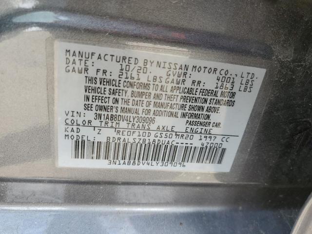 3N1AB8DV4LY309096 Nissan Sentra SR 12