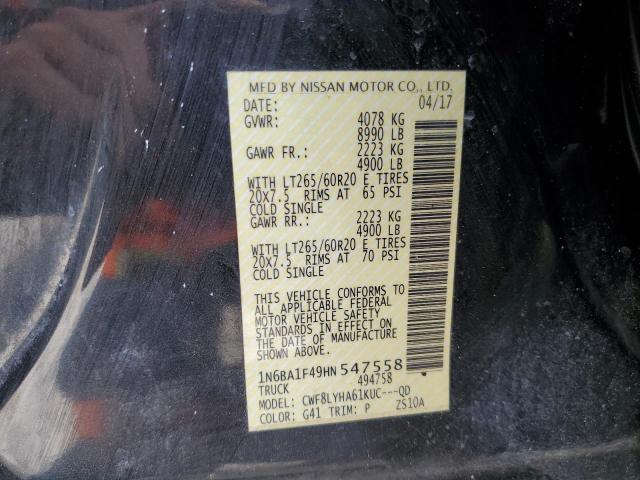 2017 NISSAN TITAN XD S - 1N6BA1F49HN547558