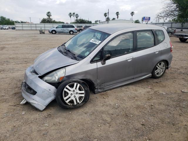 Salvage cars for sale from Copart Mercedes, TX: 2008 Honda FIT Sport