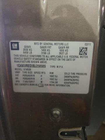 1GKKVRED3BJ298989 GMC Acadia Slt-1