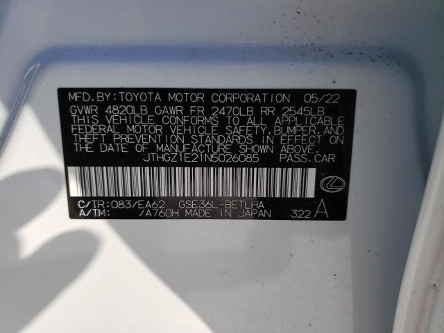 2022 LEXUS IS 350 F-S - JTHGZ1E21N5026085