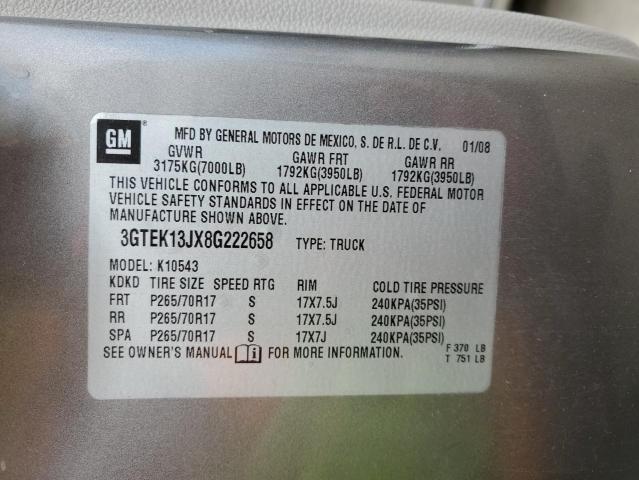 3GTEK13JX8G222658 GMC Sierra K1500