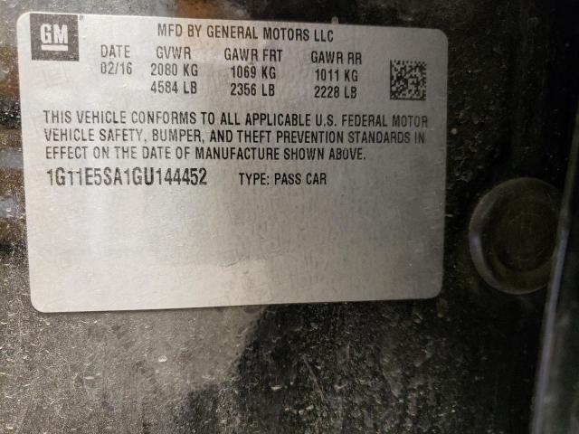 2016 CHEVROLET MALIBU LIM - 1G11E5SA1GU144452