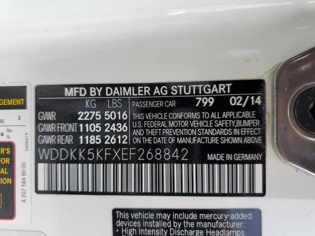 WDDKK5KFXEF268842 Mercedes-Benz E 350