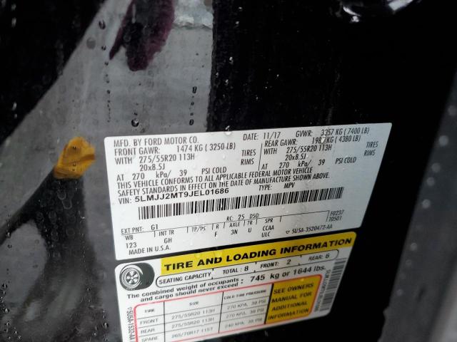 5LMJJ2MT9JEL01686 Lincoln Navigator Premiere