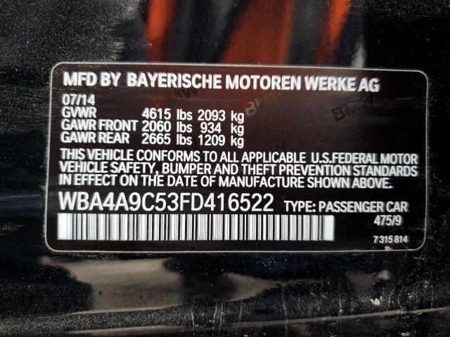 2015 BMW 428 I GRAN - WBA4A9C53FD416522