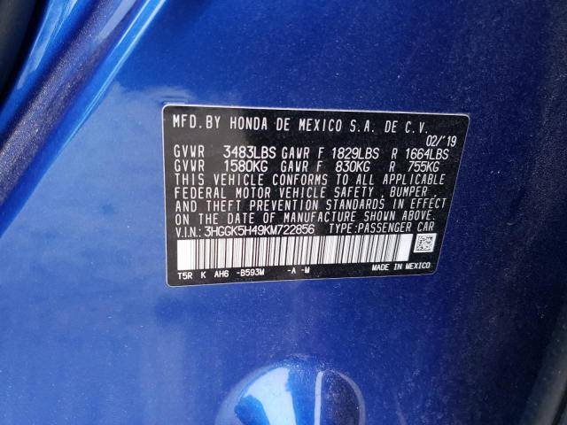 2019 HONDA FIT LX - 3HGGK5H49KM722856
