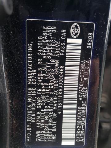 2018 TOYOTA CAMRY LE/S - 4T1B11HK9JU080468