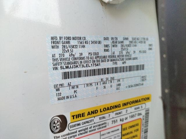 5LMJJ3KT3LEL17541 Lincoln Navigator L Reserve