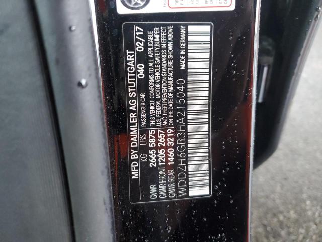 WDDZH6GB3HA215040 Mercedes-Benz E 400 4matic