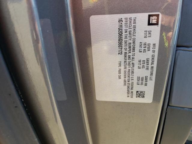 2016 CHEVROLET CORVETTE Z - 1G1YU2D66G5607172