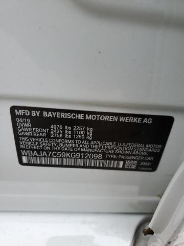 2019 BMW 530 XI - WBAJA7C59KG912098