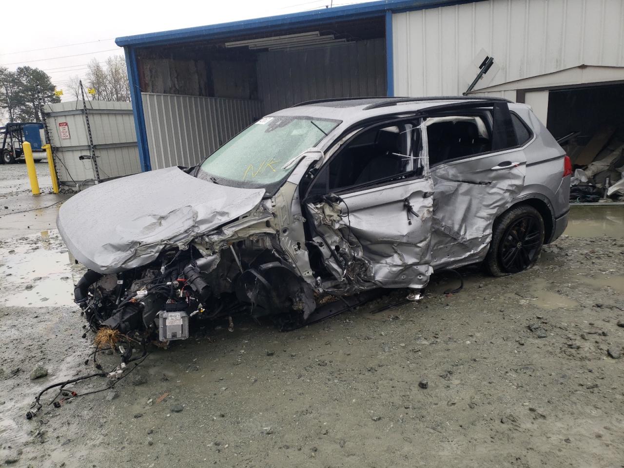 3VVCB7AX3NM132140 VOLKSWAGEN TIGUAN SE 2022