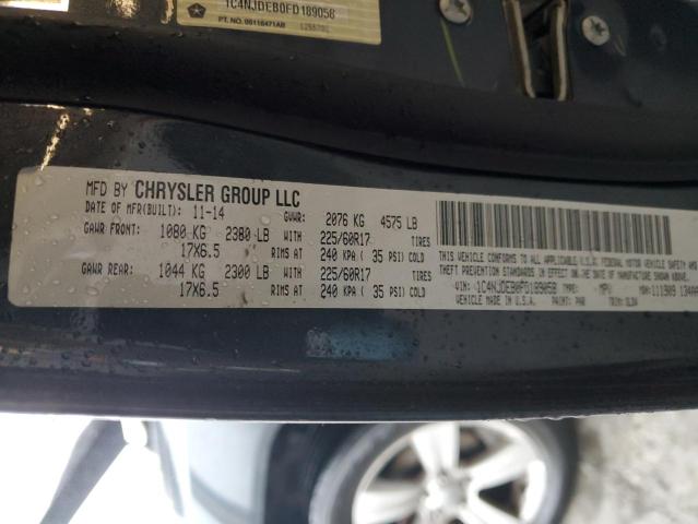 2015 JEEP COMPASS LA - 1C4NJDEB0FD189058