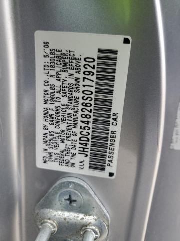 JH4DC54826S017920 Acura RSX