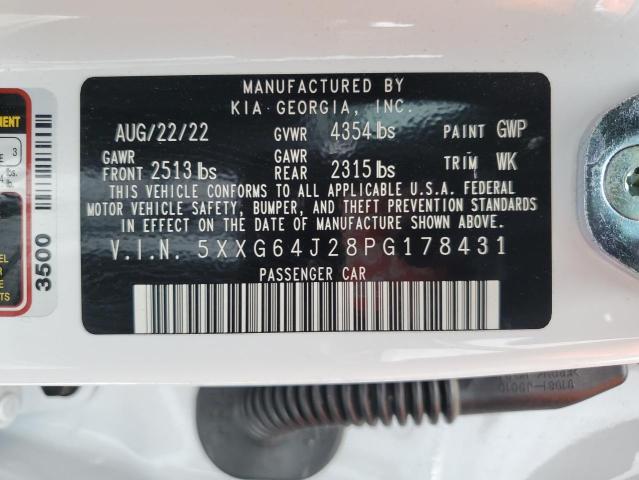 5XXG64J28PG178431 KIA K5 GT LINE