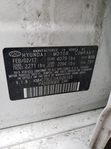 2017 HYUNDAI IONIQ SEL - KMHC75LC1HU026165