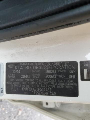 KNAFX4A65F5344321 KIA FORTE LX
