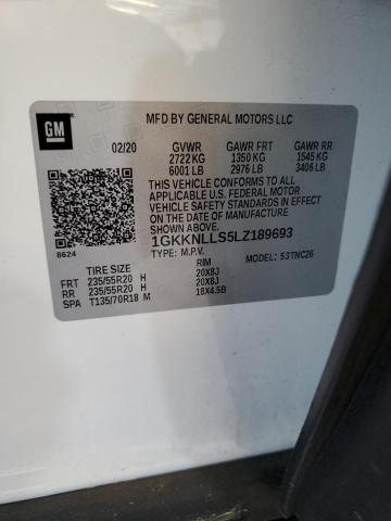 2020 GMC ACADIA AT4 - 1GKKNLLS5LZ189693
