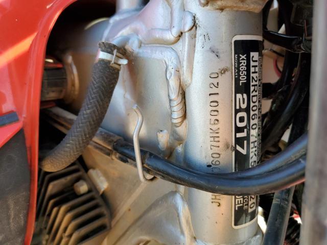 2017 HONDA XR650 L JH2RD0607HK500120