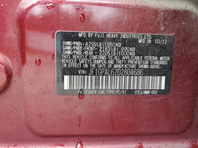 JF1GPAL62D2804686 Subaru Impreza Sport Premium