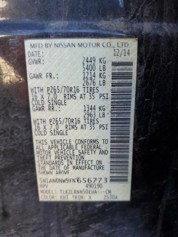 5N1AN0NW9FN656773 Nissan XTERRA X