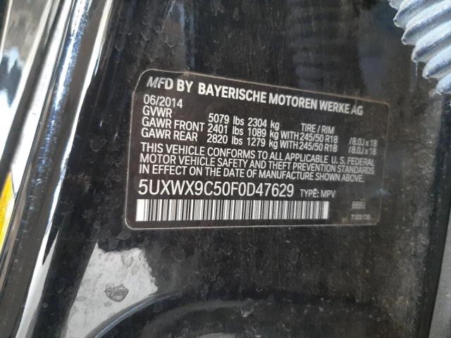 5UXWX9C50F0D47629 BMW X3 Xdrive28i
