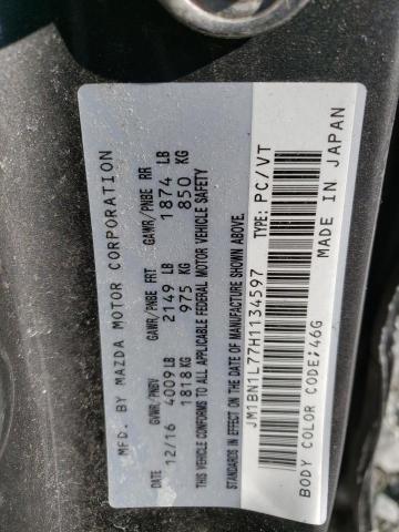 2017 MAZDA 3 TOURING - JM1BN1L77H1134597