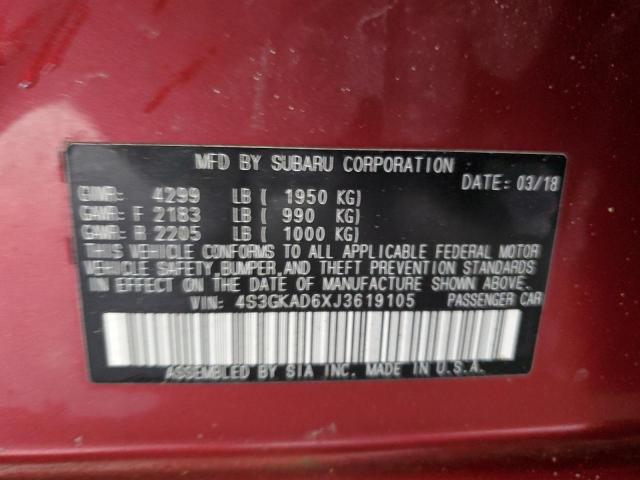 4S3GKAD6XJ3619105 Subaru Impreza Premium Plus