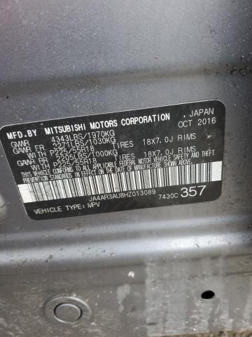 2017 MITSUBISHI OUTLANDER JA4AR3AU8HZ013089