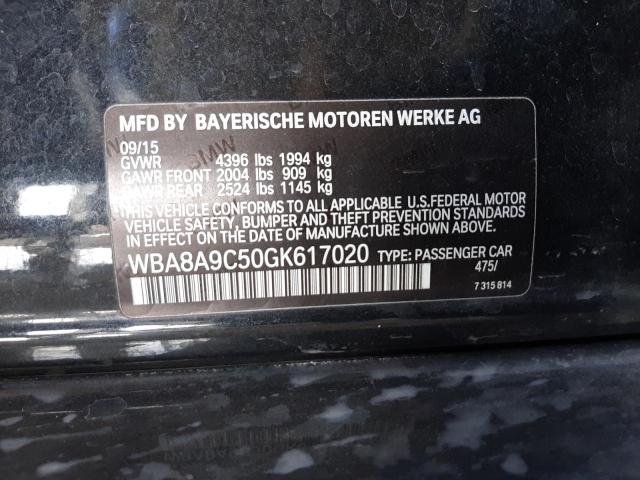 2016 BMW 320I - WBA8A9C50GK617020